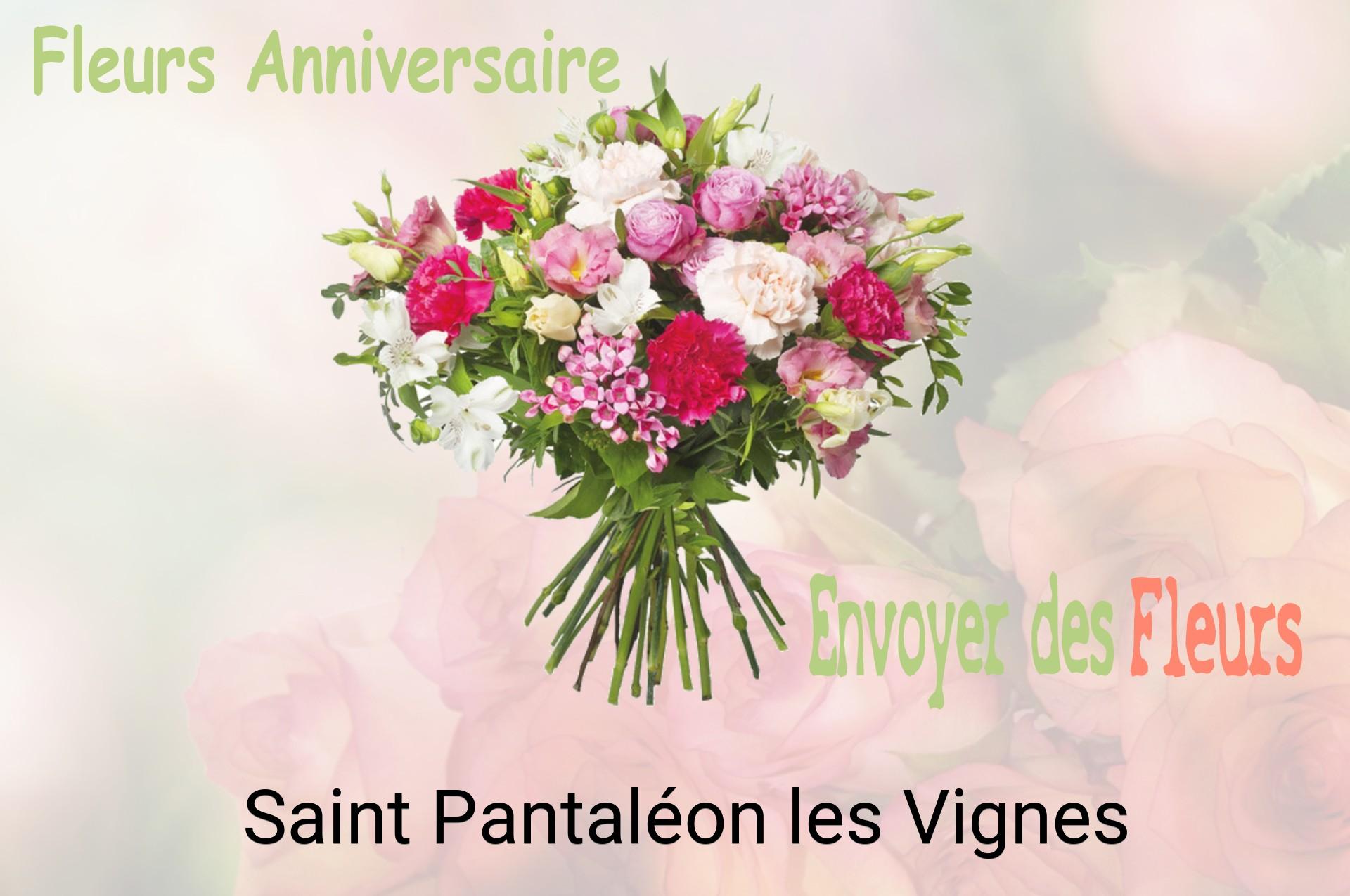 Bouquet de fleurs d’anniversaire livré à Saint-Pantaléon-les-Vignes