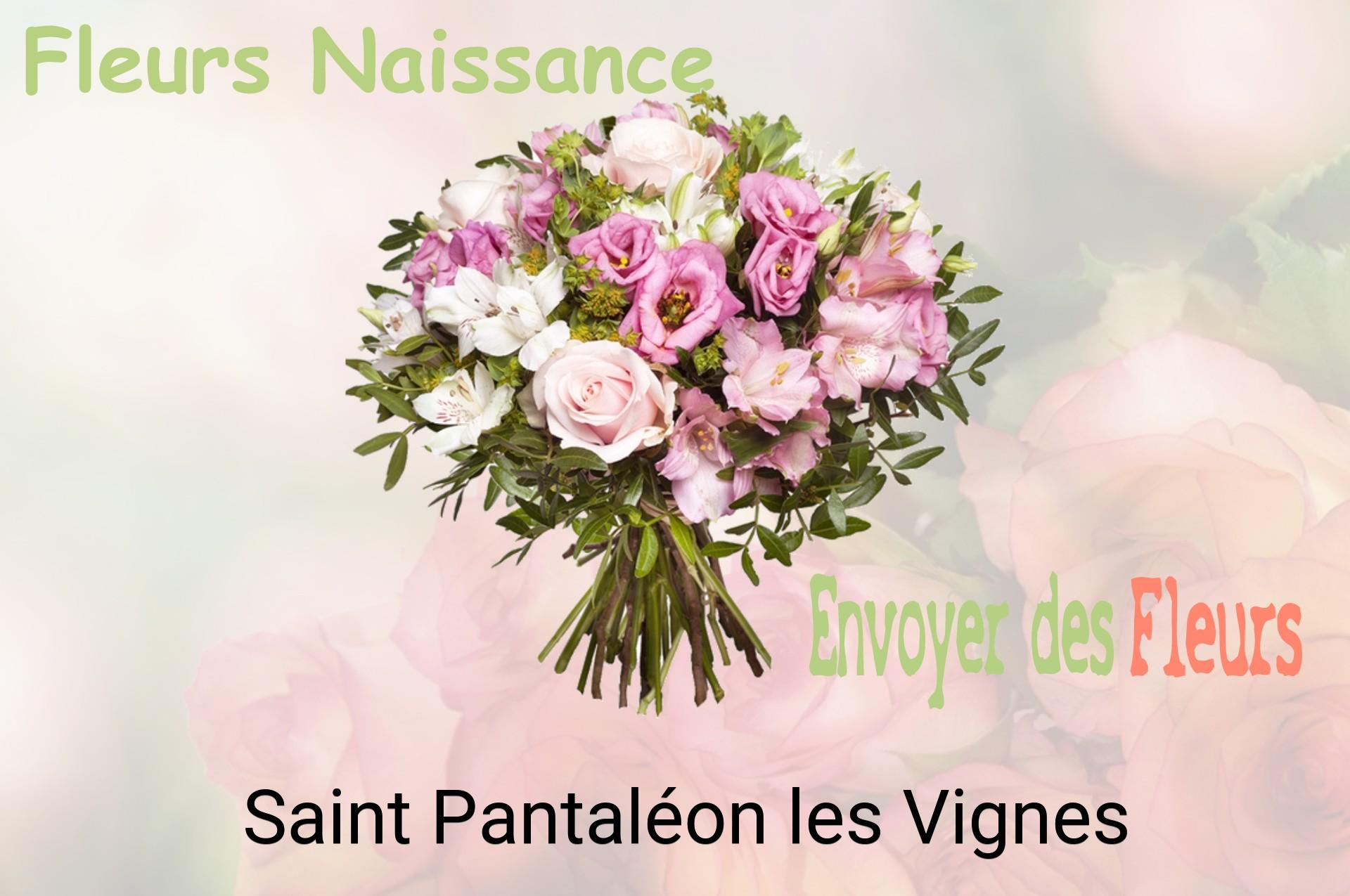 Bouquet de fleurs de naissance livré à Saint-Pantaléon-les-Vignes